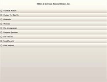 Tablet Screenshot of millerandketchamfuneralhome.com